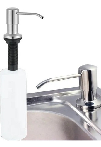 Dispensador De Jabón Líquido Acero Inoxidable Para Cocinas 