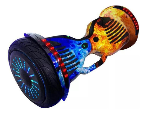 Hoverboard 10'' Balance Wheel Led Bluetooth - Chamas