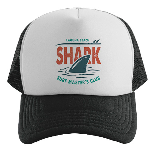 Gorra Trucker Shark Tiburon Estampada