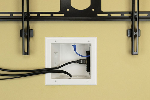 Data Comm Electronics 45-0061-wh Recessed Av/hdmi Cable With
