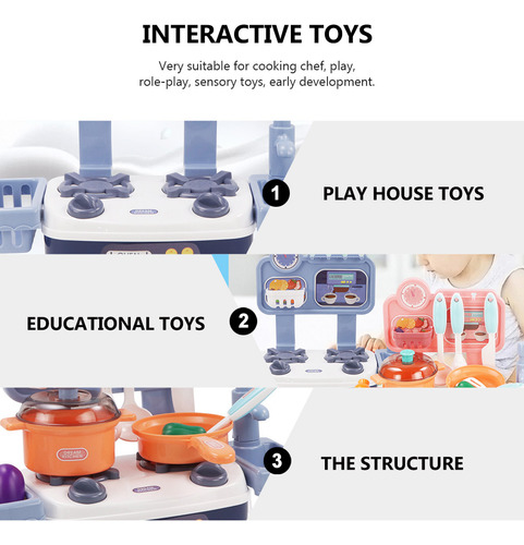 1 Juego De Juguetes De Cocina Creativos, Juguetes Educativos
