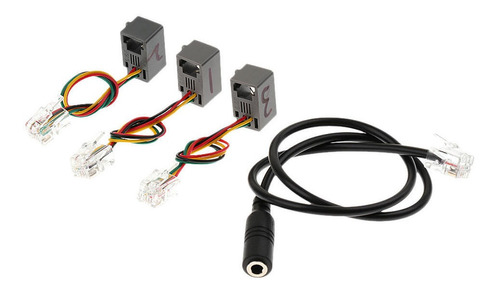 Cable De Auriculares 3.5mm A / Rj10 Adaptador De Conector De