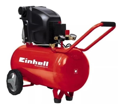 Compresor de aire eléctrico portátil Einhell TE-AC 270/50/10 50L 1800W 220V 60Hz rojo