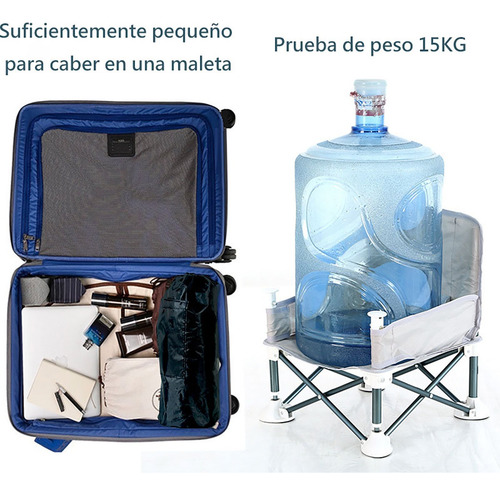 Periquera Para Bebe Portatil Plegable Silla Comer Ajustable
