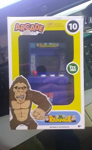 2017 Arcade Classics Rampage 10 Mini Hand Held 12cms (Usado)