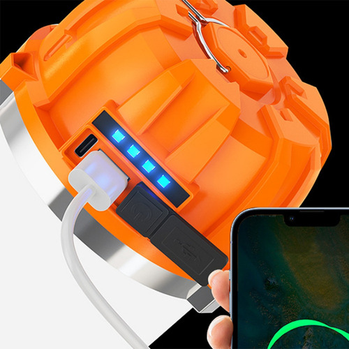 Z Luces Led Recargables De Cristal Usb Para Acampar Al Aire