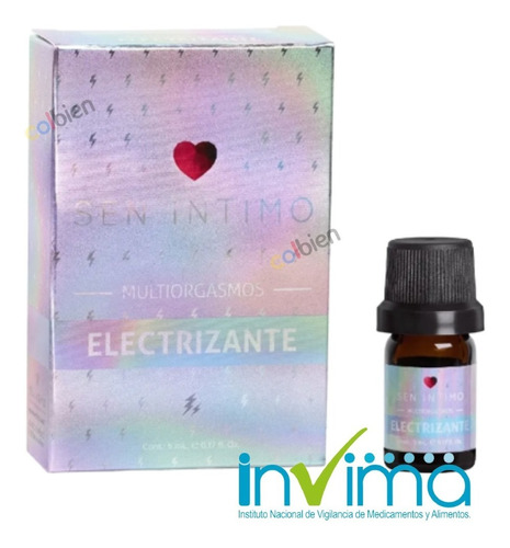 Sen Intimo Lubricante Multiorgasmico Electrizante 5ml Invima