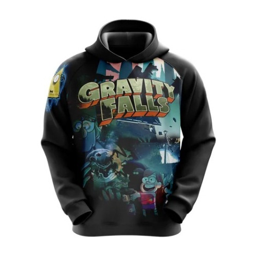 Sudadera Sublimada Gravity Falls Inf Juvenil Invierno