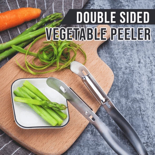 ! El Pelador De Verduras De Doble Cara For Pelar Espárragos
