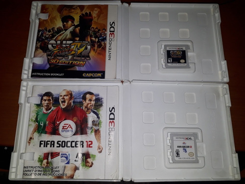 Juegos Nintendo 3ds Super Street Figther Y Fifa 12