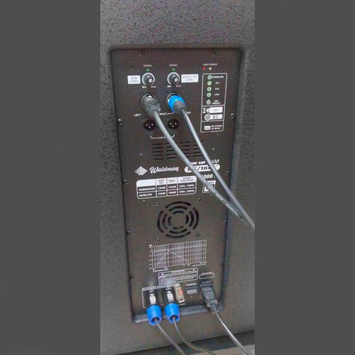 Caixa Som Sub Ativo 18 Pol + 2 Torre Satélite Dsp Bluetooth