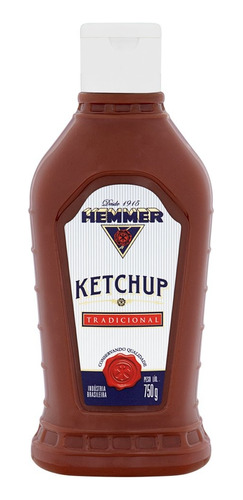 Ketchup Tradicional Hemmer Squeeze 750g