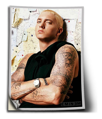 Adesivo Rap Rapper Eminem Auto Colante A0 120x84cm B