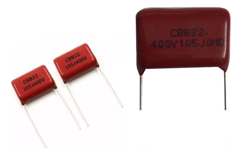 Condensador 1uf. 400v. / 1 Ufaradio 400 Volts ( Pack 10 U.)