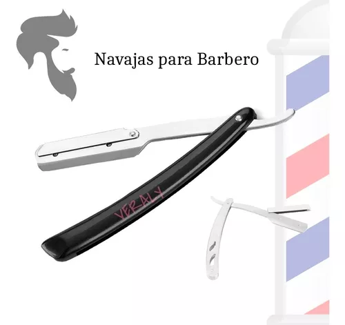 Navaja Rasurar Cuchilla Barbero Afeitado de barba Maquinilla de afeitar  Corte GR