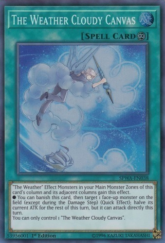 The Weather Rainy Cloudy Canvas (spwa-en038) Yu-gi-oh!