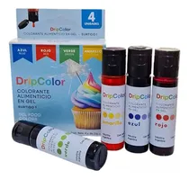 Comprar Colorantes En Gel Primarios Dripcolor Set X 4