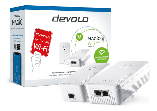 Devolo Magic 2 Wifi Next Powerline Starter Kit Mesh Wi-fi Ac