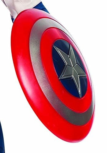Disfraz De Capitán América Más Escudo Con Luz Y Sonido !!
