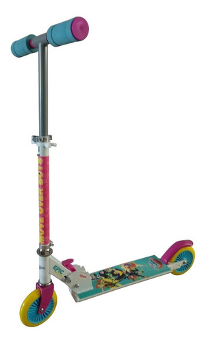 Imagen 2 de 3 de Monopatin Plegable Aluminio Liga De Justicia + Protecciones