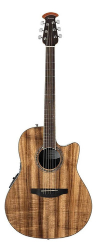 Guitarra Electroacústica Ovation Celebrity Standard CS24P para diestros natural ovangkol cremoso