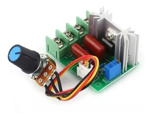 Imagen 3 de 4 de Dimer 220v 2000w Regulador De Luces-motores (100091)