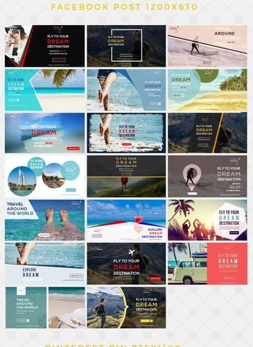 600+ Banner Editables Multipropósito Para Redes Sociales