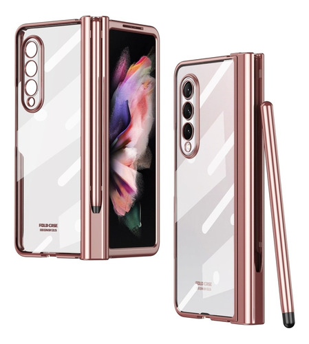 Funda De Bisagra Para Samsung Galaxy Z Fold3 5g Con Lápiz Ca