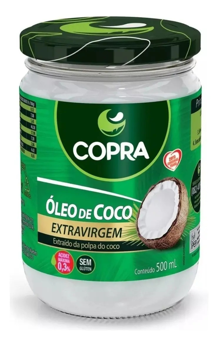 Óleo De Coco Extra Virgem 500ml - Copra Original