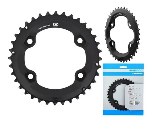 Coronilla Shimano Deore M6000 10 Vel Biplato 34 Dientes