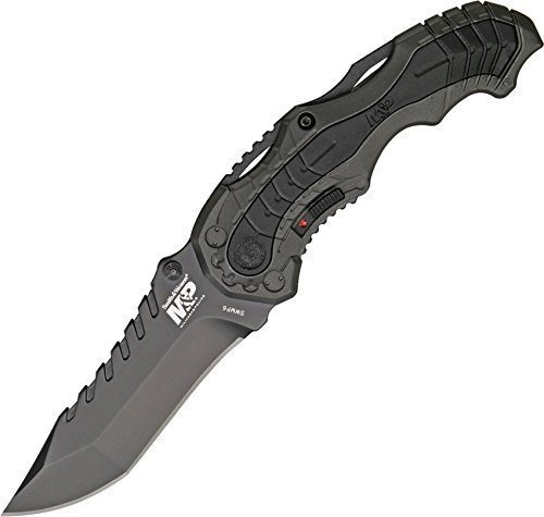 Smith & Wesson Swmp6 Cuchillo Plegable De Alto Carbono (7.0 