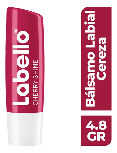 Bálsamo Labial Labello Protector Humectante Cereza 4.8 Gr