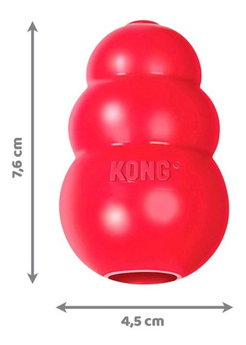 Imagen 2 de 10 de Kong Classic Small Juguete Perros