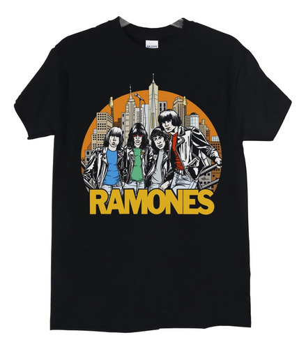 Polera Ramones New York City Comic Punk Abominatron