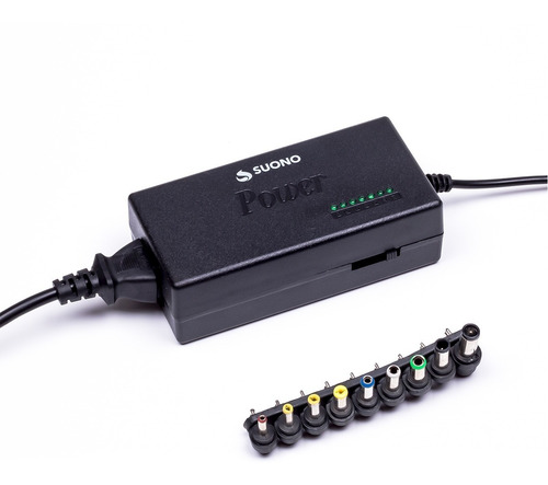 Imagen 1 de 8 de Cargador Universal Notebook Laptop Puntas Intercambiables