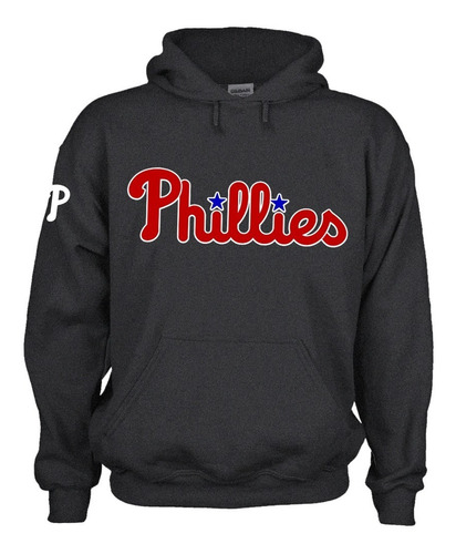 Sudadera Capucha Phillies Filis Filadelfia Mlb Beisbol Mod 1