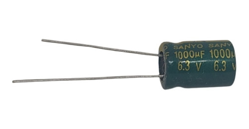 Capacitor Electrolítico Sanyo 1000uf 6,3v Low Esr Pack X 50