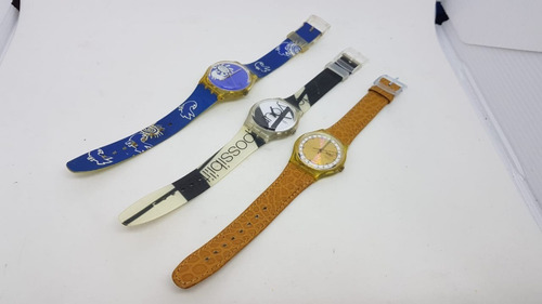 Lote Com 9 Relogios Swatch 3 Com E 6 Sem Pulseiras A14