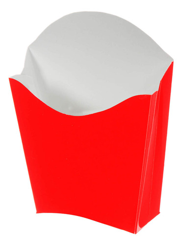Caja Papas Fritas Fiestas Rojo Mesa Dulces 12cm Mylin 6pz