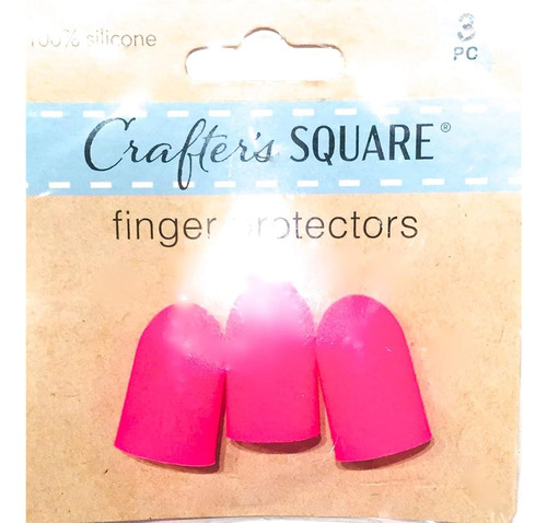 Crafter's Square Finger Protectors Pack De 3 Rosas