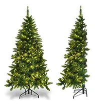 Comprar Árbol De Navidad Medio Preiluminado De 5 Pies Compatible Con