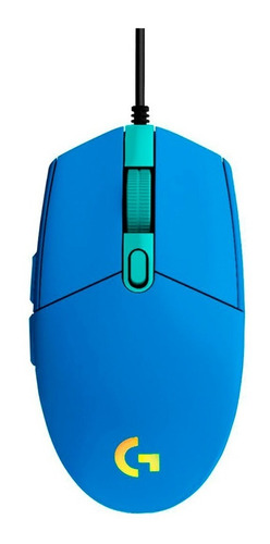 Mouse Logitech Lightsync Gaming G203 Iluminación Rgb Azul