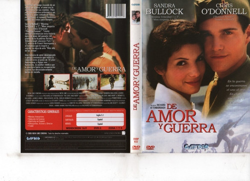 De Amor Y Guerra (1996) - Dvd Original - Mcbmi