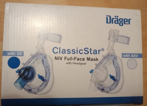 Imagen 2 de 5 de Mascarilla Oronasal Bipap Marca Dräger Talla Grande