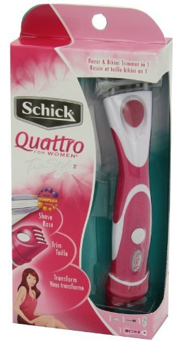 Schick Quattro Para Mujeres: Recortadora De Bikini Y Maquini