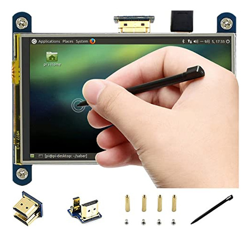 Pantalla Lcd Ips Waveshare De 4 Pulgadas Hdmi Con Resolución