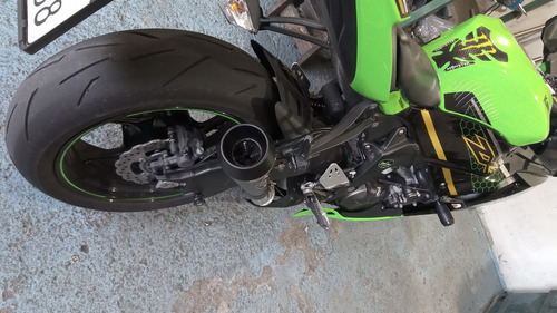Ponteira Esportiva Zx6r M4 Black Kawa Zx6
