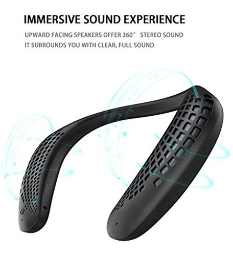 Oraolo M110 Altavoz Bluetooth Con Banda Para El Cuello, Alta