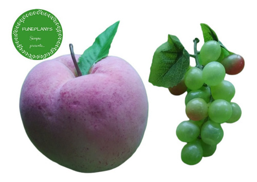 Frutas Artificiales Grandes, Paquete Por 8 Unidades