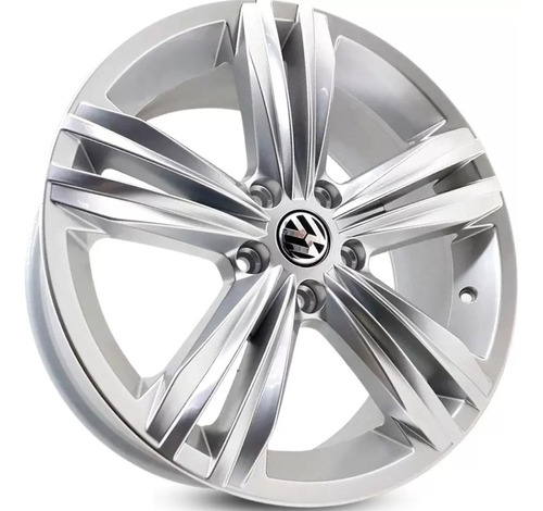 Roda Vw Fox / Polo Aro 15 5x100 (1 Unidade) S18 + Bico Cor Prata Especial